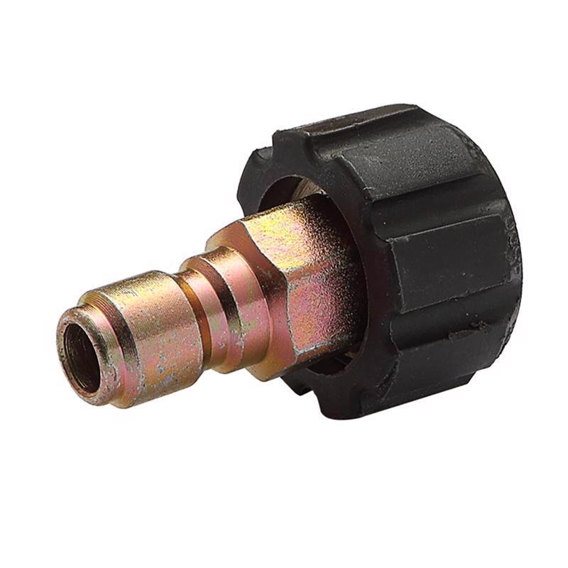 1043488 4500 PSI M22 Female x 0.37 in. Plug Quick Connect Plug, Black