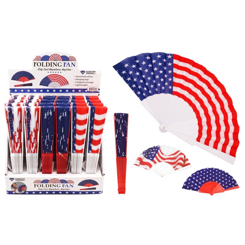 9123734 Folding Hand Fan - Pack of 24