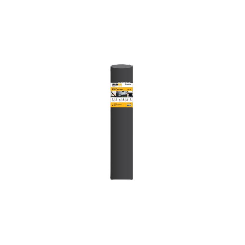 6094303 36 x 60 in. Black Rubber Utility Mat