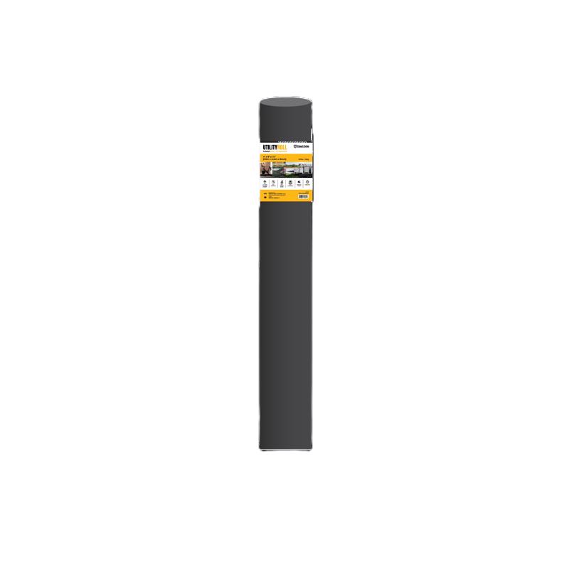 6094305 48 x 96 in. Black Rubber Utility Mat