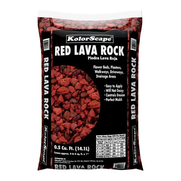 7463409 0.5 cu. ft. Red Decorative Stone - 20 lbs
