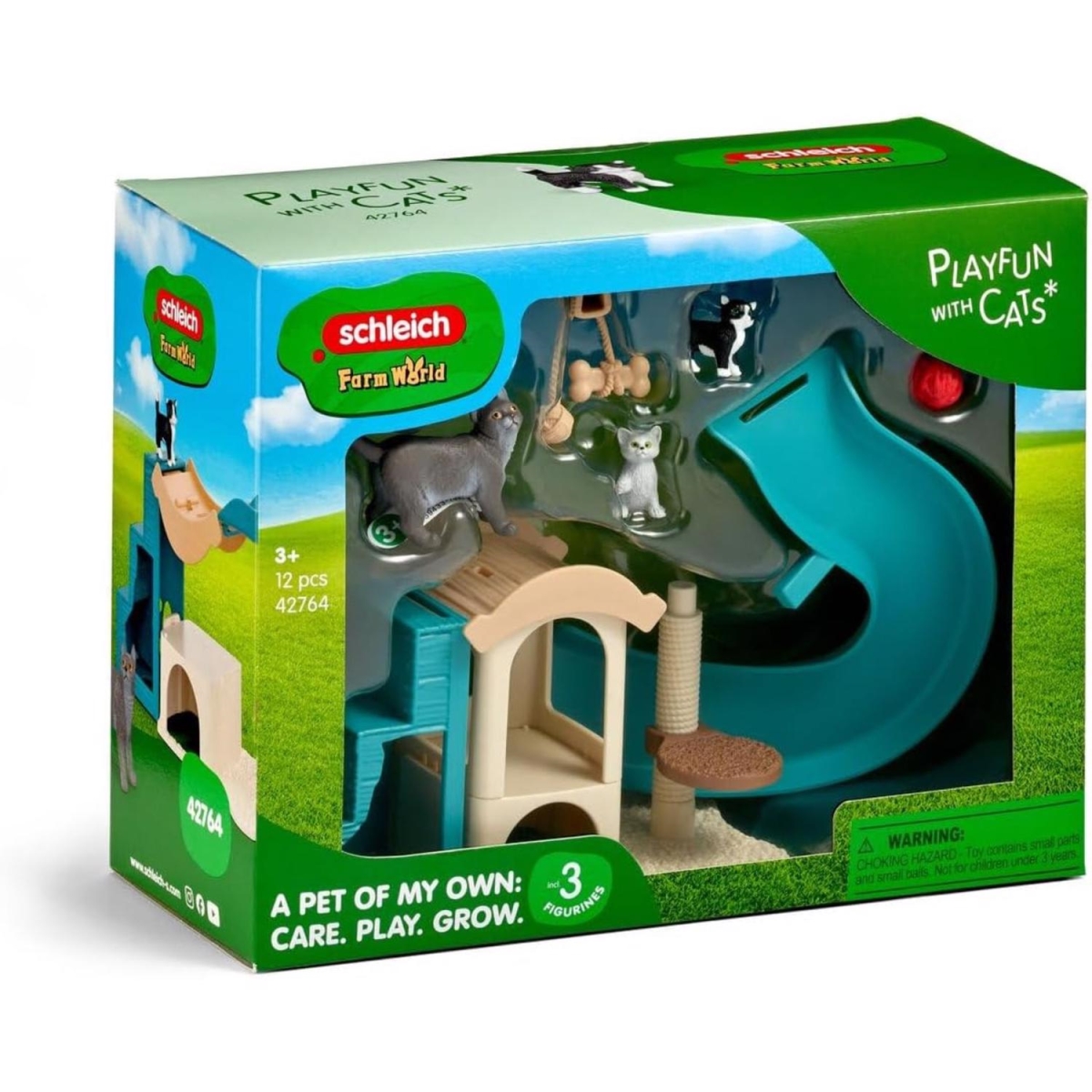 9126481 Playfun with Cats Toy Playset - 12 Piece