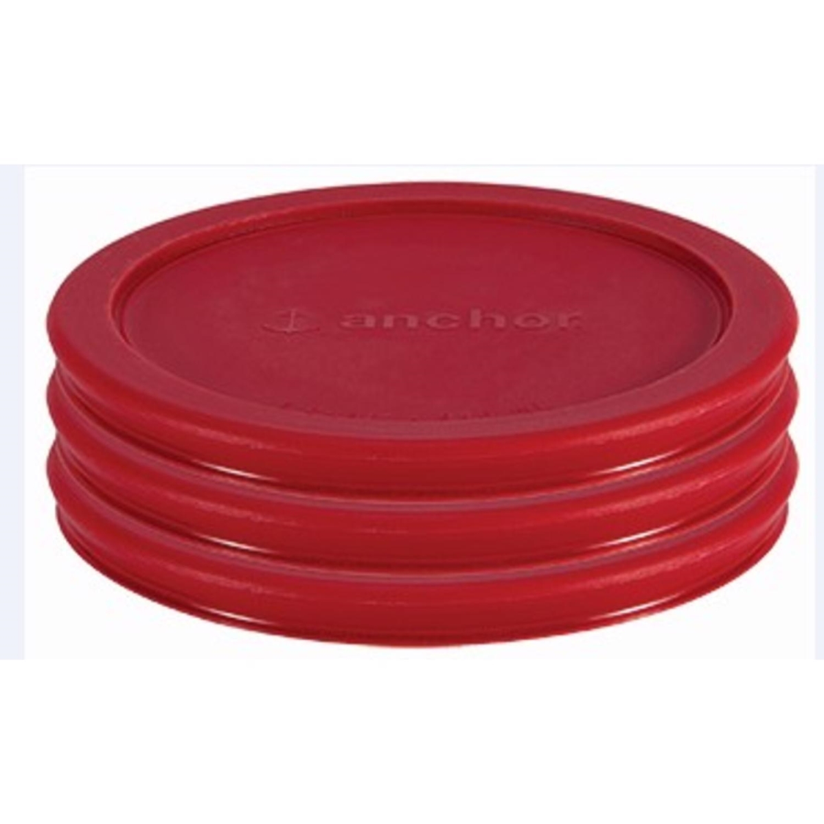 6050543 Reusable Lid - Red - 3 per Pack - Pack of 24