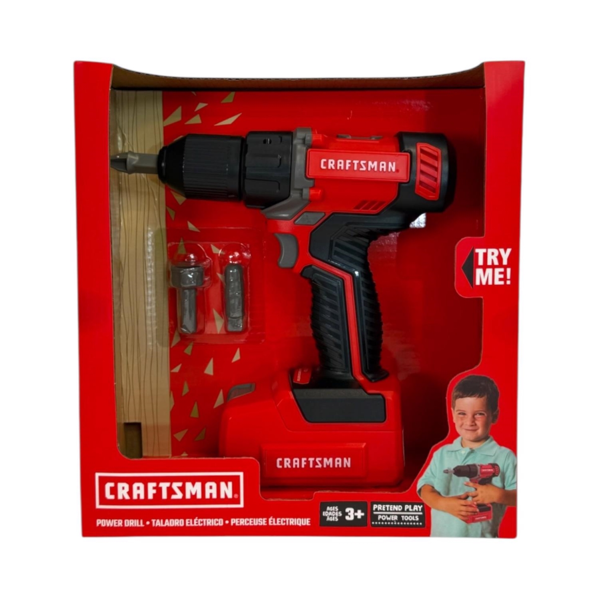 9127114 Red Toolbox Craftsman Power Drill Toy