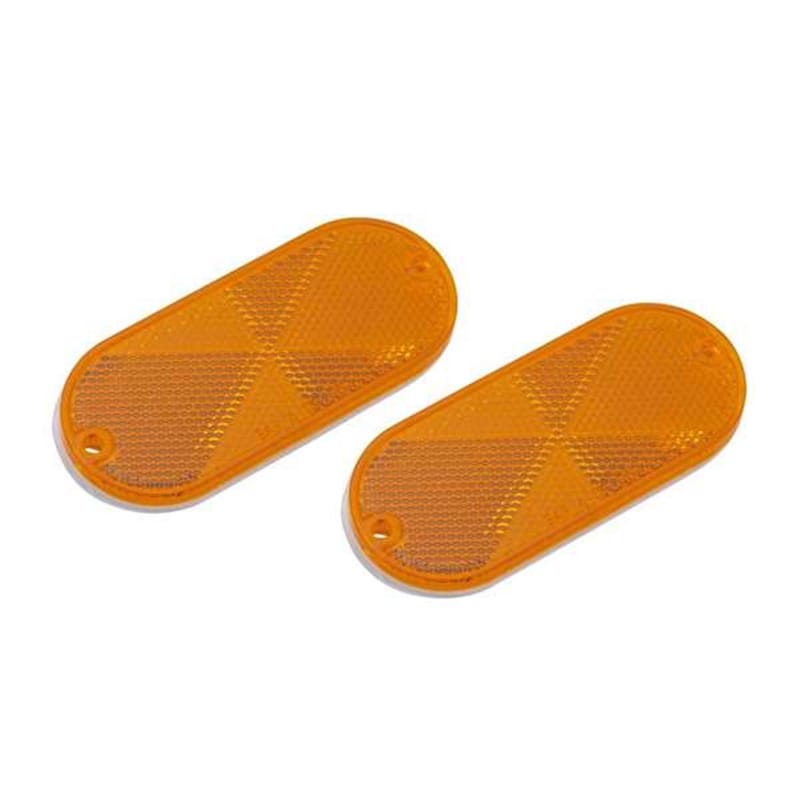 Winston Products 8138866 Tow Smart Amber Oval Marker Reflector
