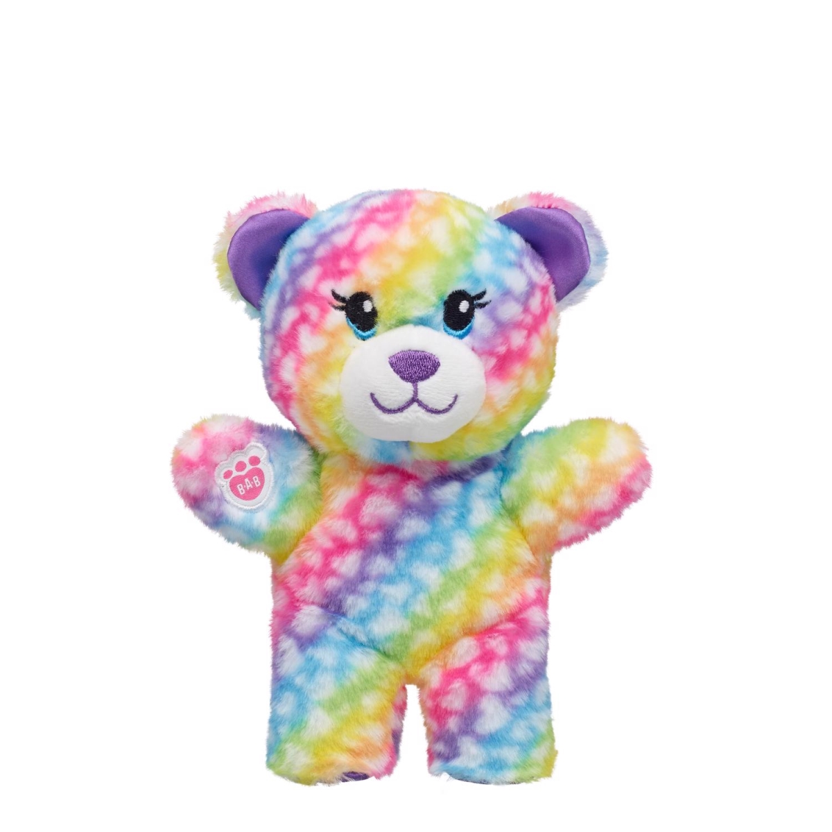 9125165 Mini Beans Rainbow Bear Plush Toy - Pack of 10
