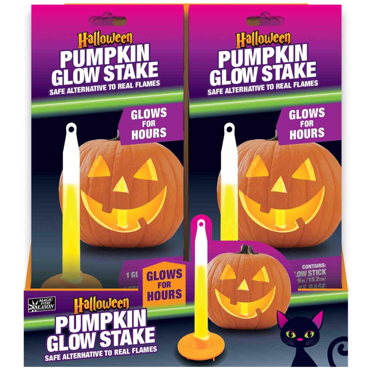 9121850 Magic Seasons Halloween Glow Stick - Pack of 12