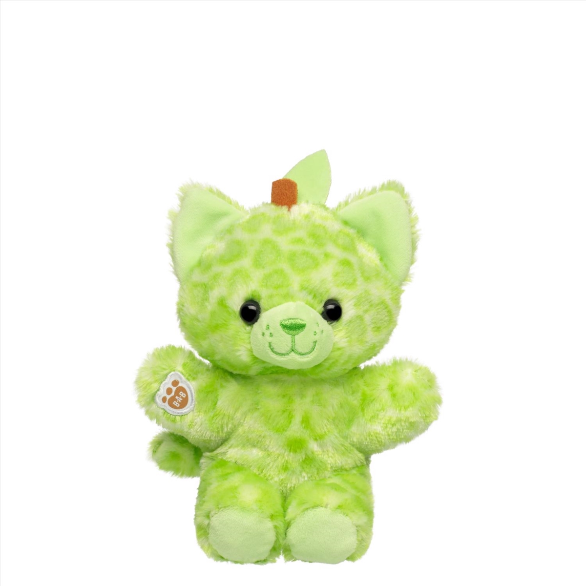 9125265 Mini Beans Lime Kitty Plush Toy - Pack of 10
