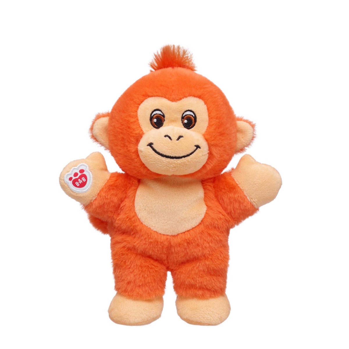 9125149 Mini Beans Smiley Monkey Plush Toy - Pack of 10