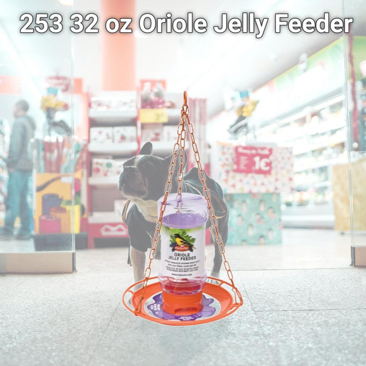 Picture of Perky Pet 253 32 oz Oriole Jelly Feeder