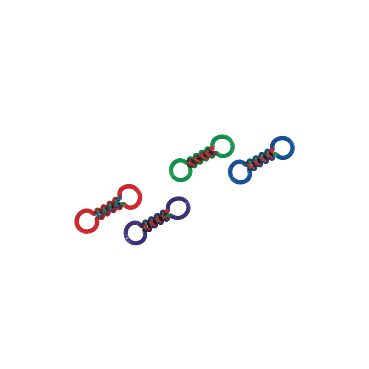 Picture of Chompers WB11422M Assorted Colors Braided Double Tug Dog Toy