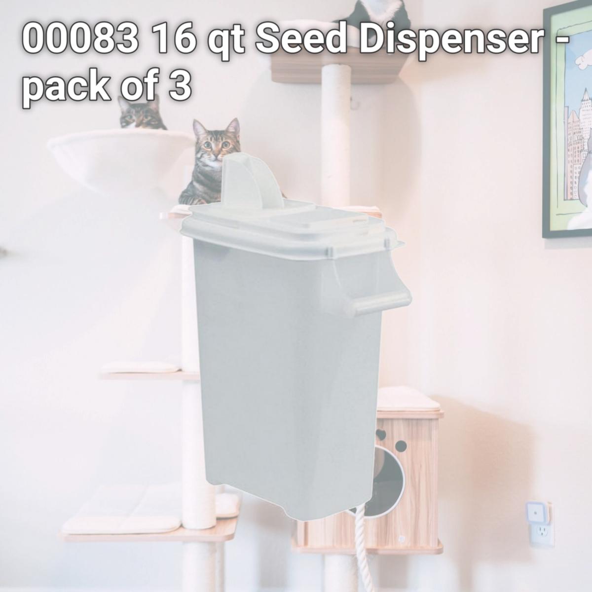 Picture of Buddeez 00083 16 qt Seed Dispenser - pack of 3
