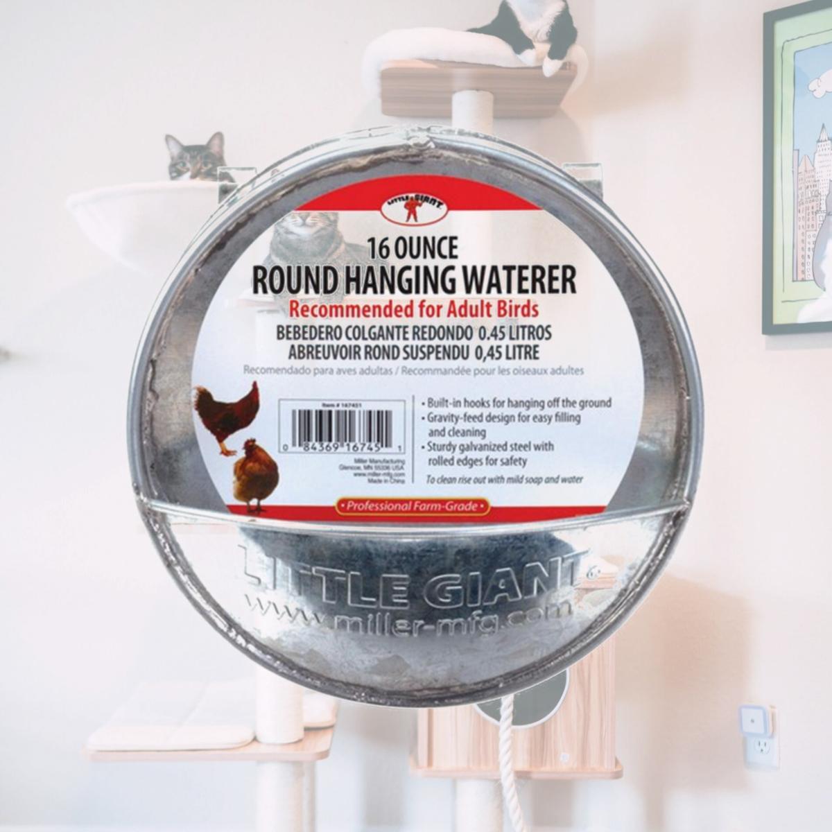Picture of Little Giant 167451 Galvanized Round Hanging Feeder