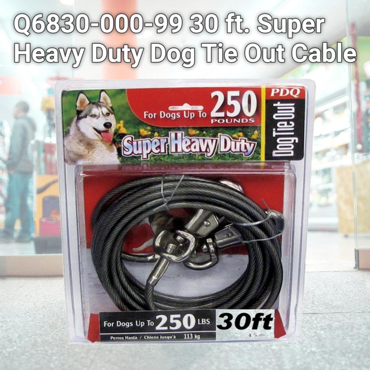 Picture of Pdq Q6830-000-99 30 ft. Super Heavy Duty Dog Tie Out Cable