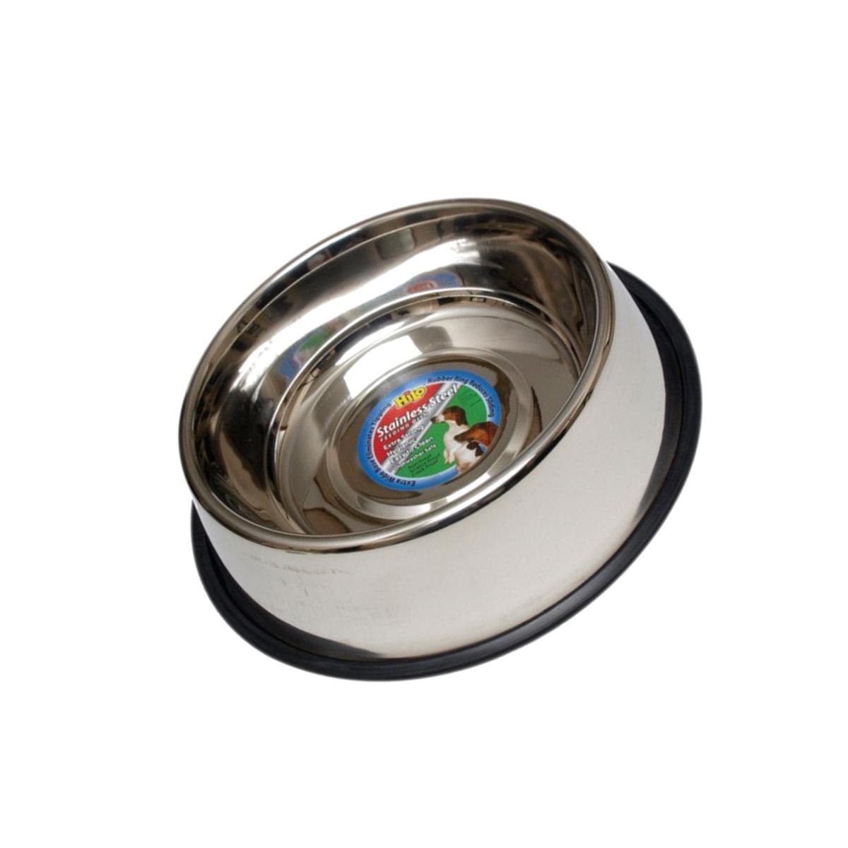 Picture of Hilo 57696 96 oz Stainless Steel Non Skid Dog Dish