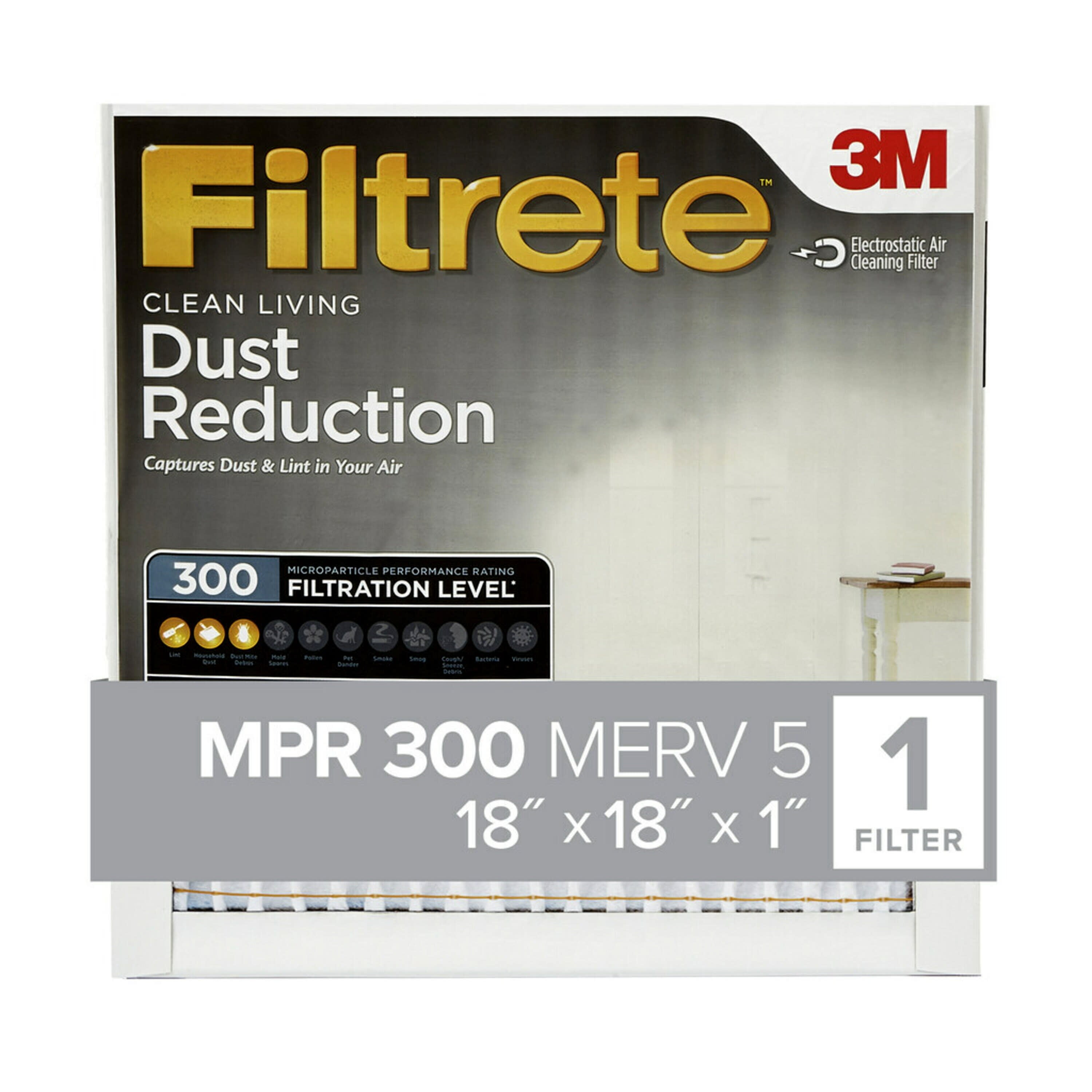 Picture of 3M 317DC-6 18 x 18 x 1 in. Filtrate Dust Reduction Filter