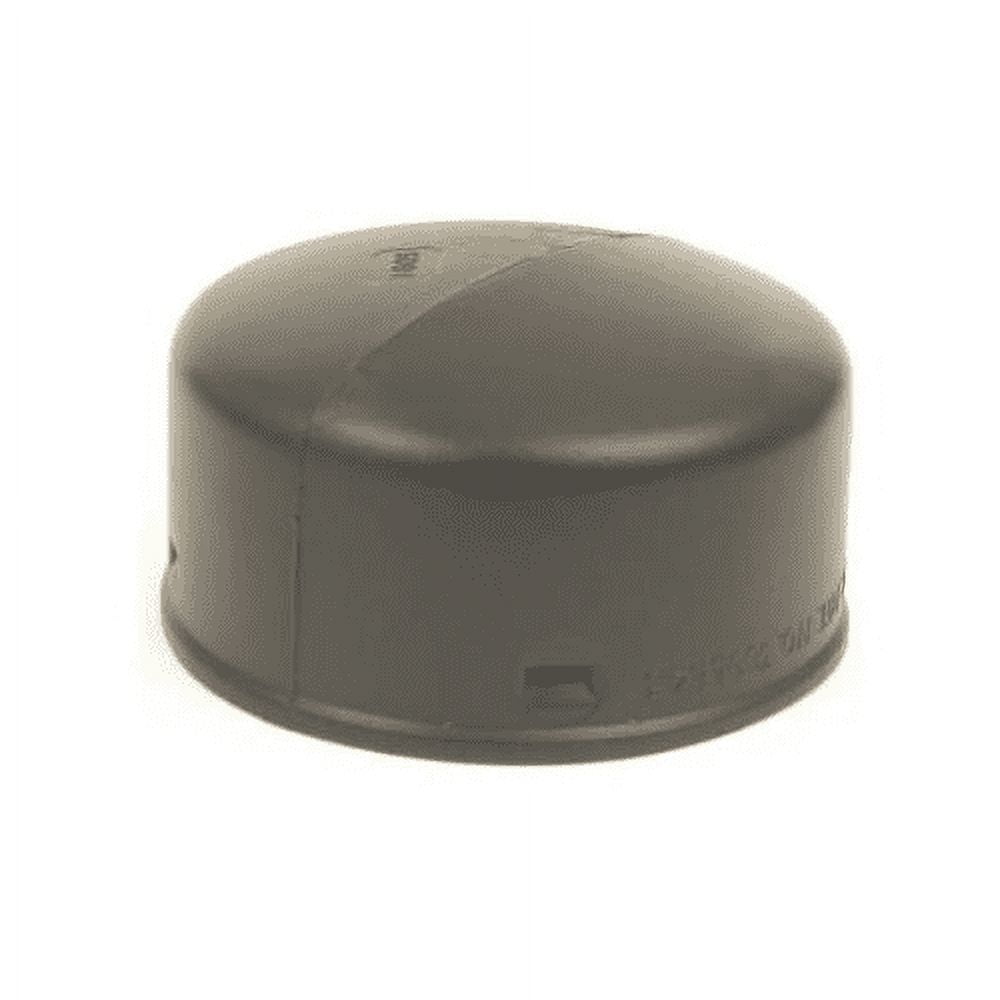 Picture of Advanced Drainage Systems 0332AA 3 in. Solid Snap End Cap  Black