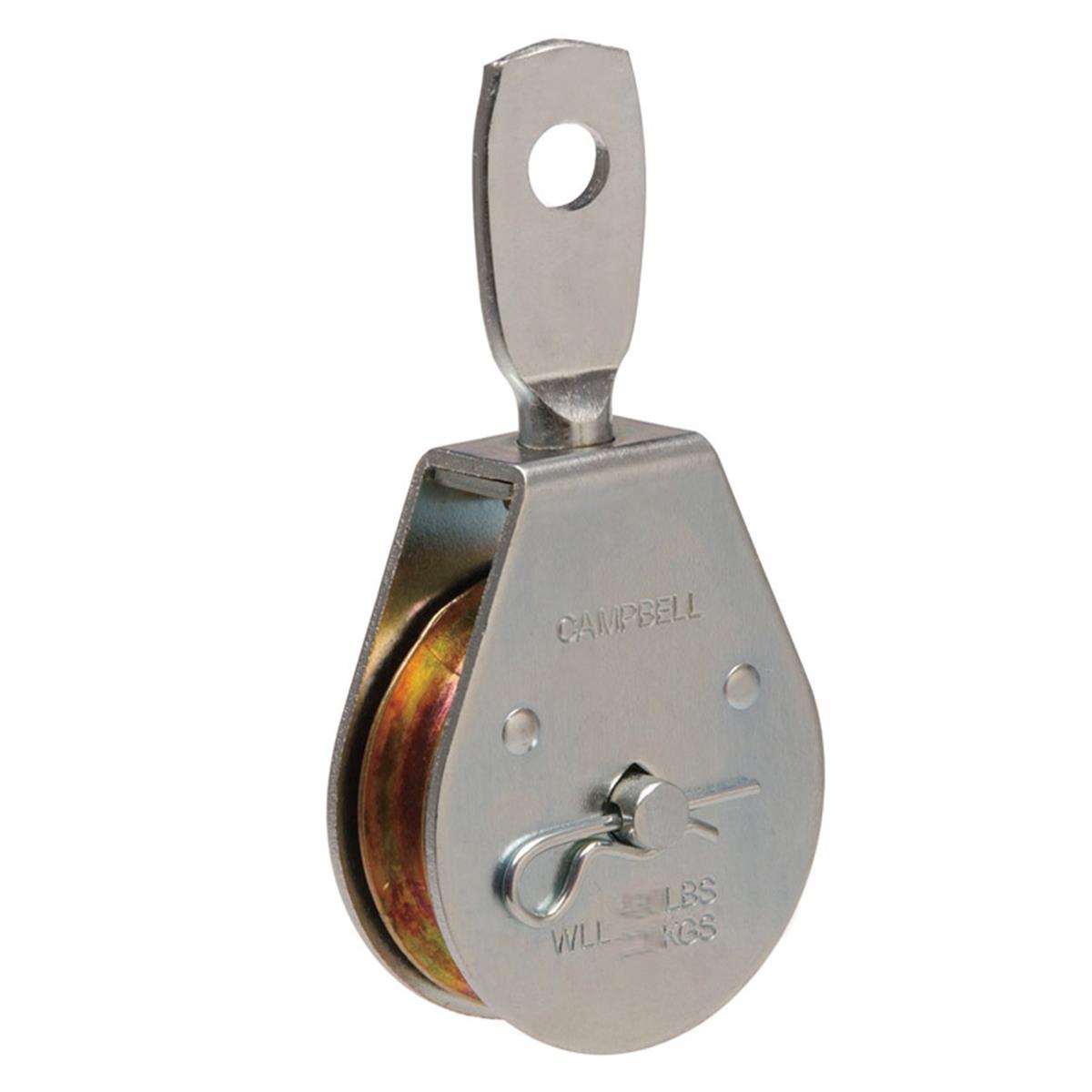 Picture of Apex Tool Group T7550302 2 in. Heavy Duty Steel Pulley Single Sheave Swivel Eye<BR>- pack of 5
