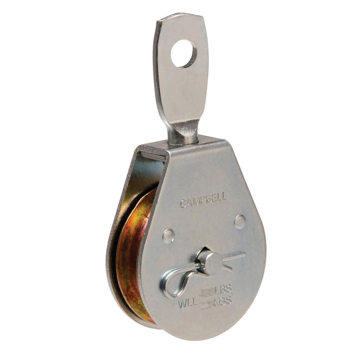 Picture of Apex Tool Group T7550304 3 in. Heavy Duty Steel Pulley Single Sheave Swivel Eye<BR>- pack of 5