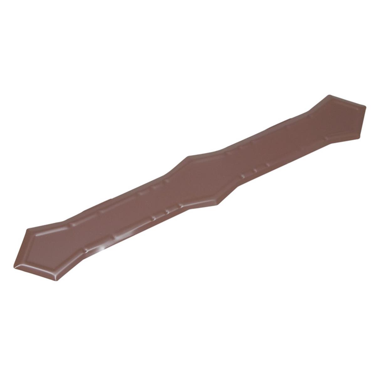 250291950 13 in. Aluminum Downspout  Brown- pack of 50