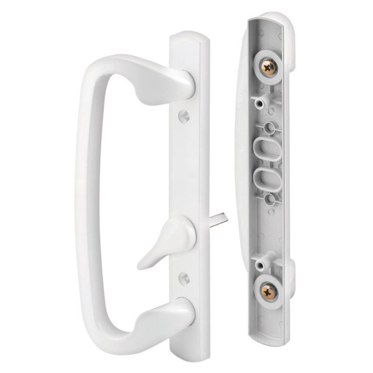 144078 Sliding Glass Door Handle Set Diecast Mortise with Hook Style - White -  Ornatus Outdoors, OR2516441