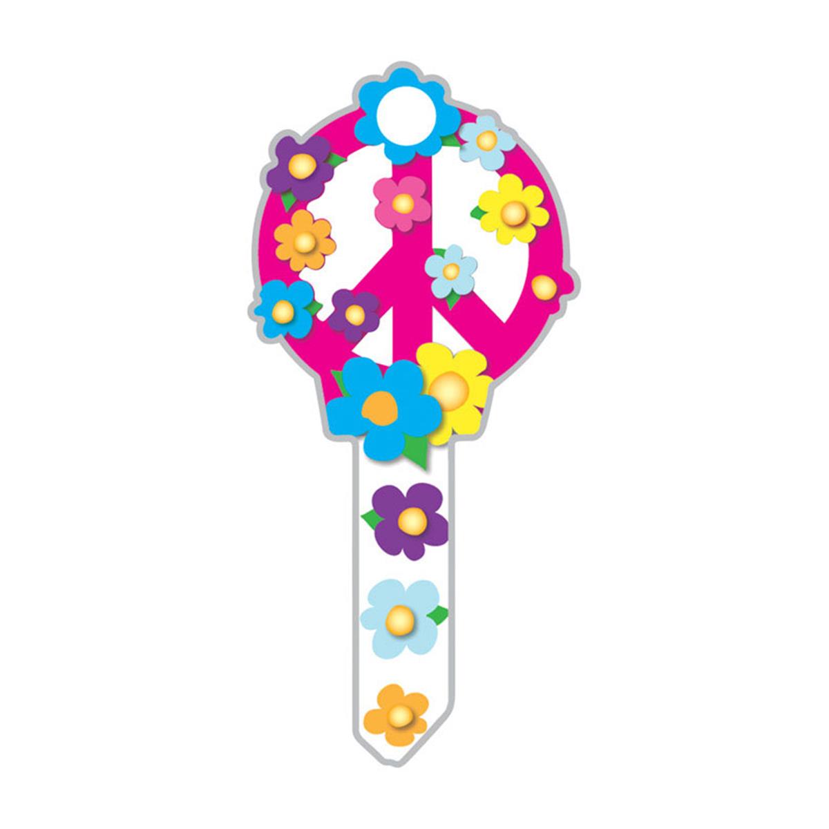 B104K Peace Sign Key Blank  KW1 & KW11- pack of 5