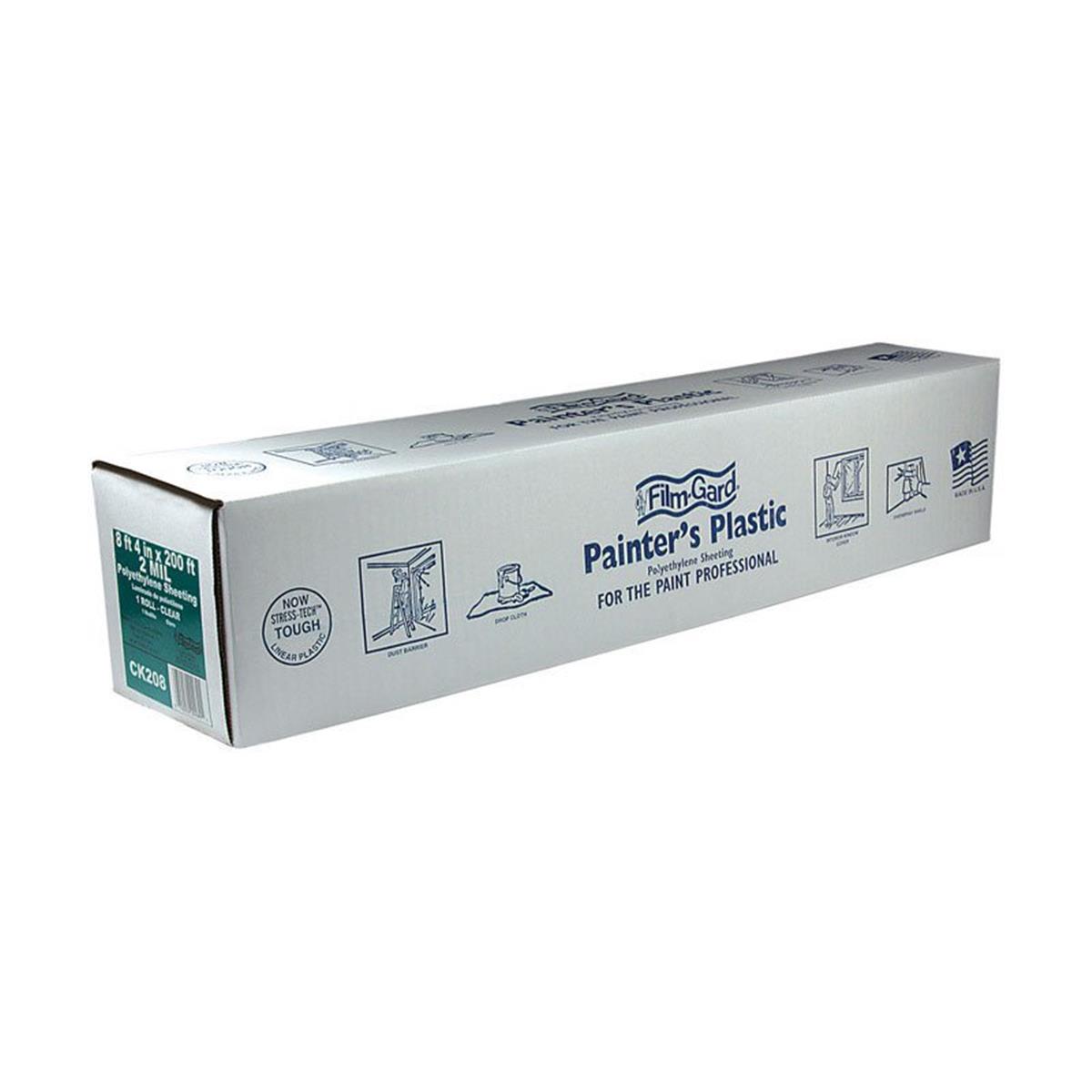 Picture of Berry plastics 625809 8 ft. 4 in. x 200 ft. 2 Mil Clear Multi-Purpose Poly Sheet