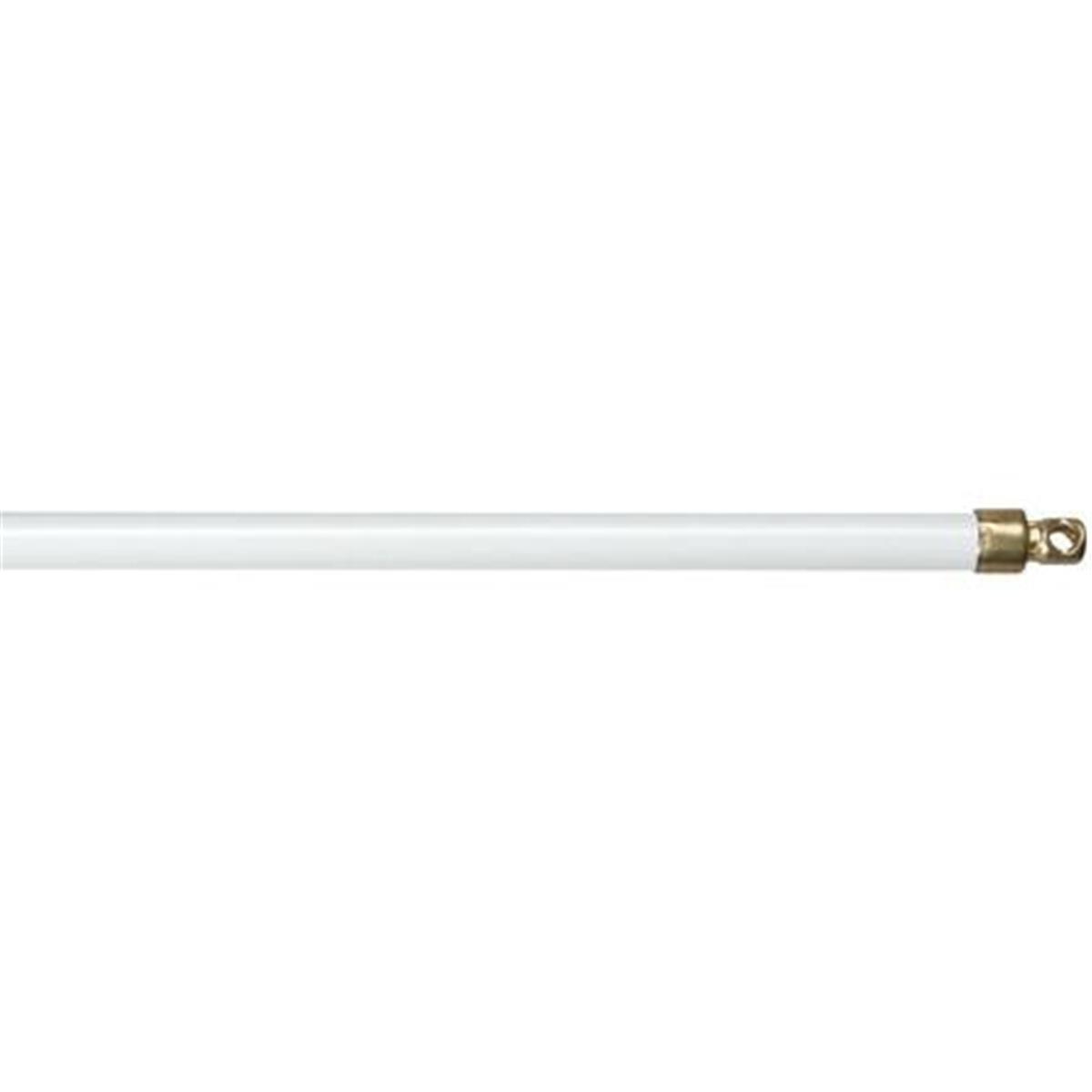 KN6401 11 to 19 in. Swivel Sash Rod White