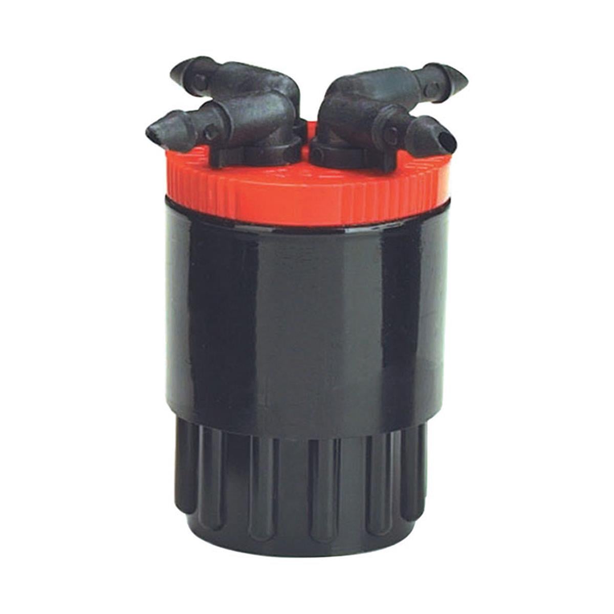 QB10UB Irrigation 4 Outlet 10 GP Bubbler - Black