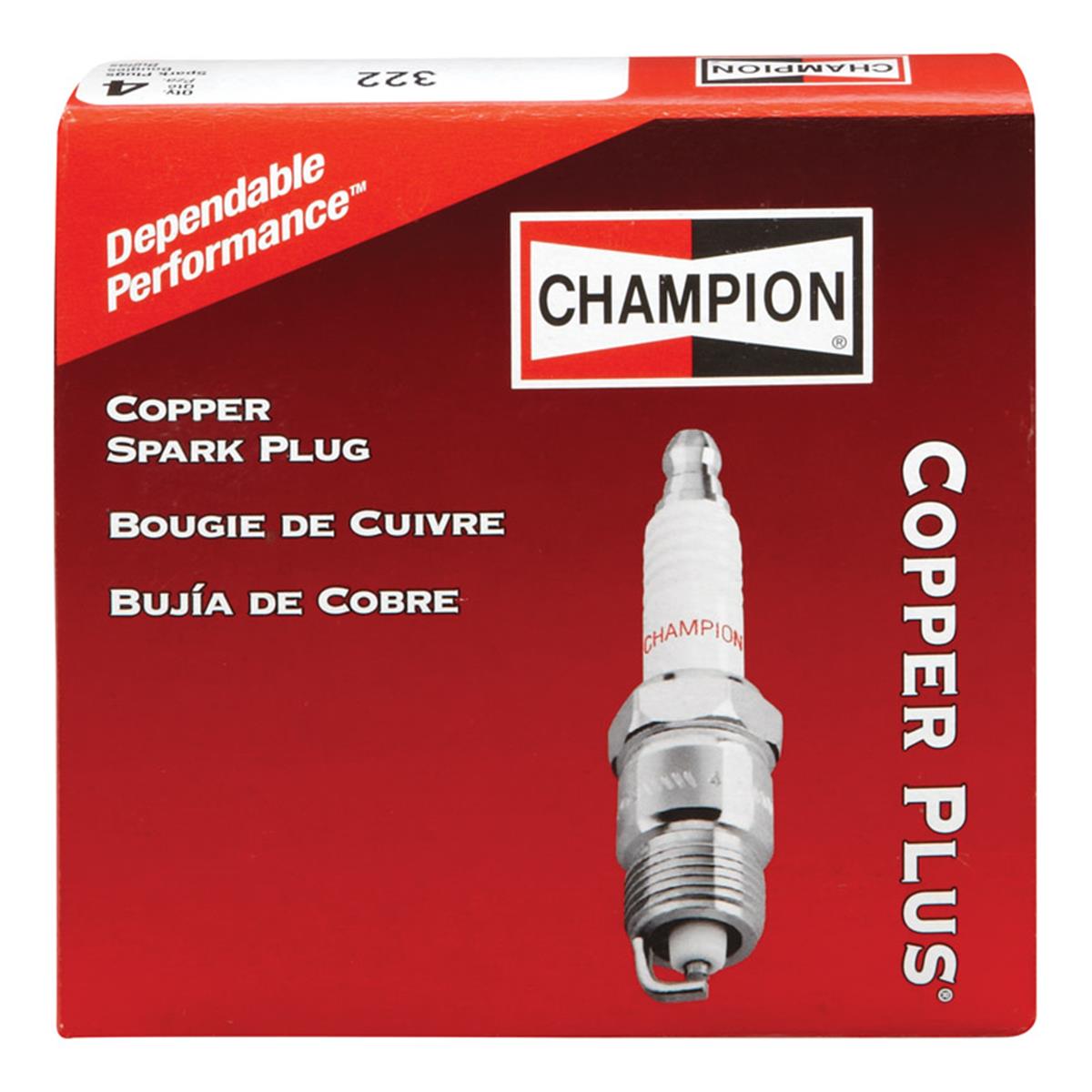 Federal Mogul 322 RN11YC4 Copper Plus Replacement Spark Plug- pack of 4
