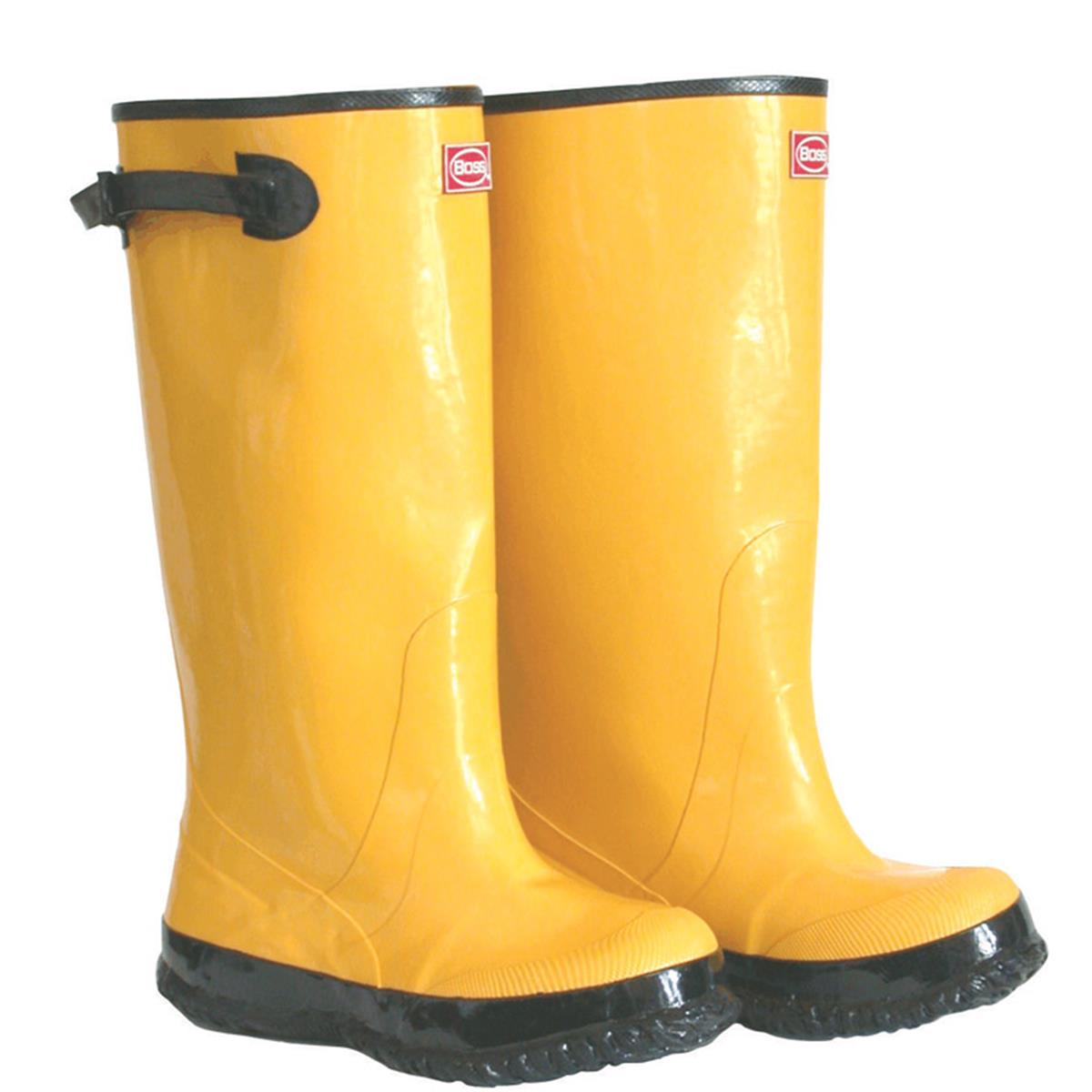 Picture of Boss Manufacturing 2KP448116 17 in. Rubber Boot  Yellow Size 16