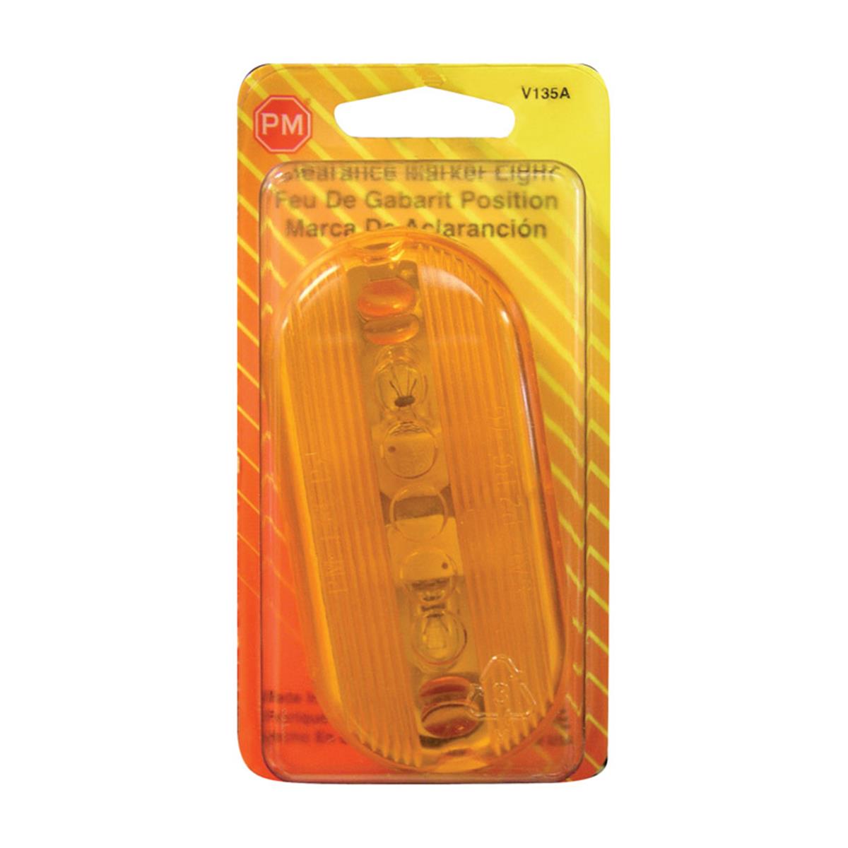 Picture of Peterson Manufacturing V135A Oval Clearance Light Markers  Amber