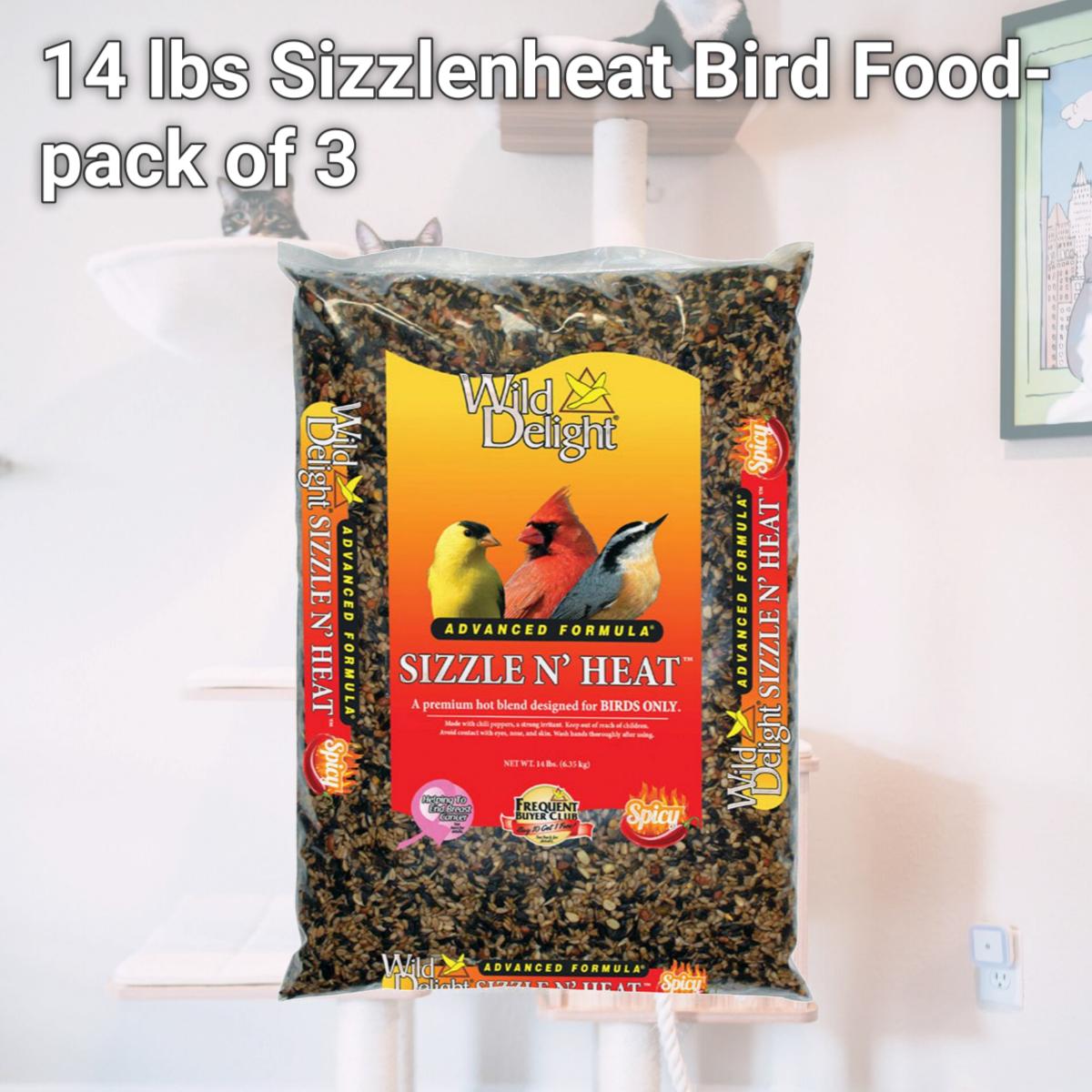 Picture of D&amp;D Commodities 372140 14 lbs Sizzlenheat Bird Food- pack of 3