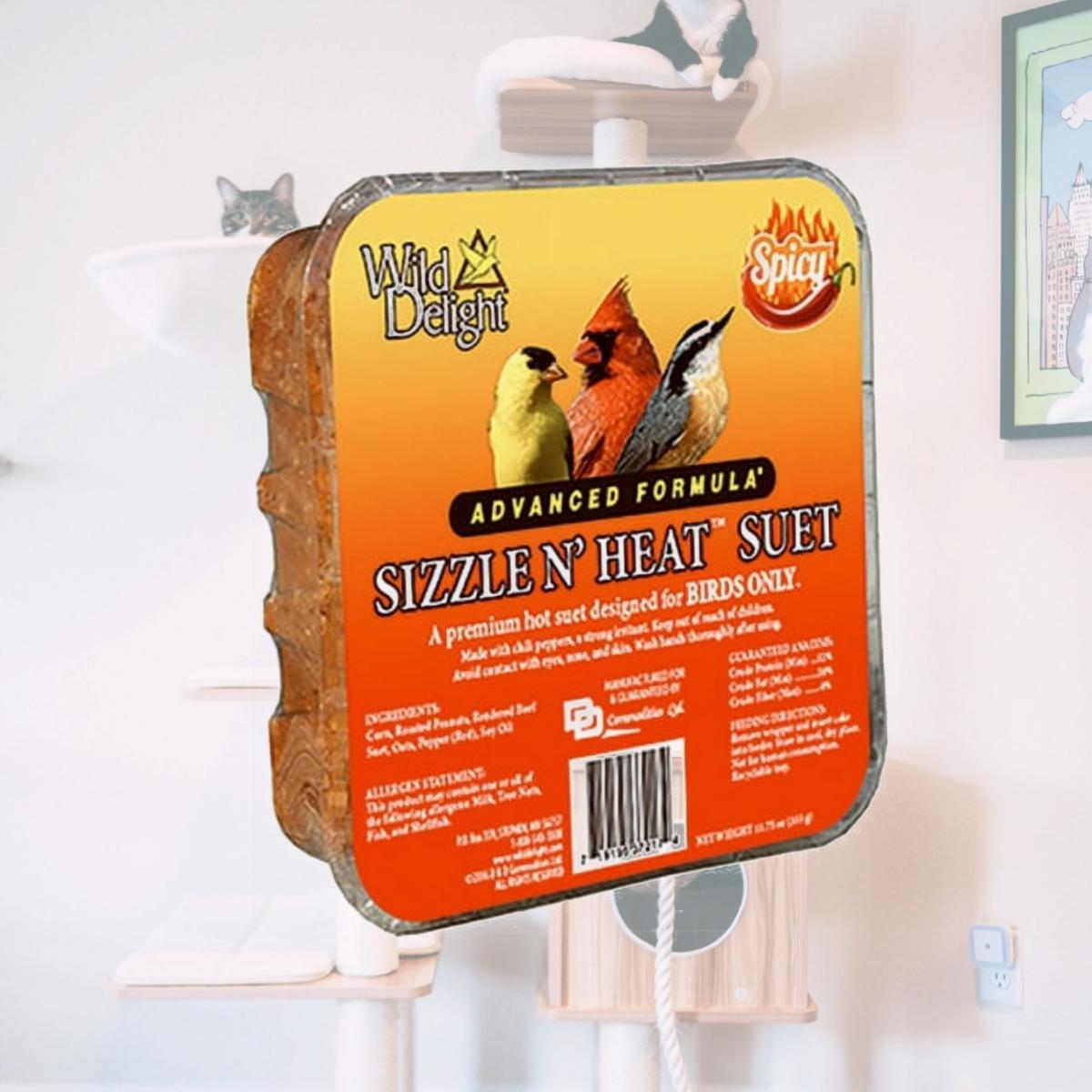 Picture of D&amp;D Commodities 372175 11.7 oz Sizzlenheat Suet Cake-   pack of 12