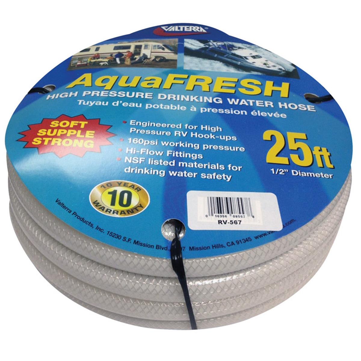RV-567 0.5 in. x 25 ft. Water Hose