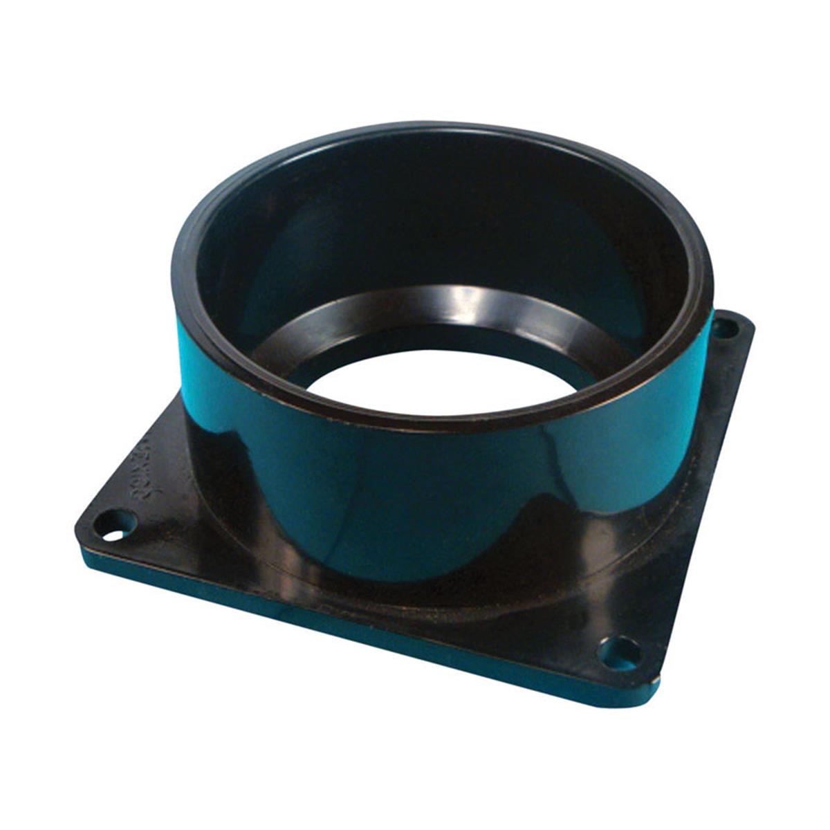 RV-702B 3 in. Hub Slip Socket Flange  Black