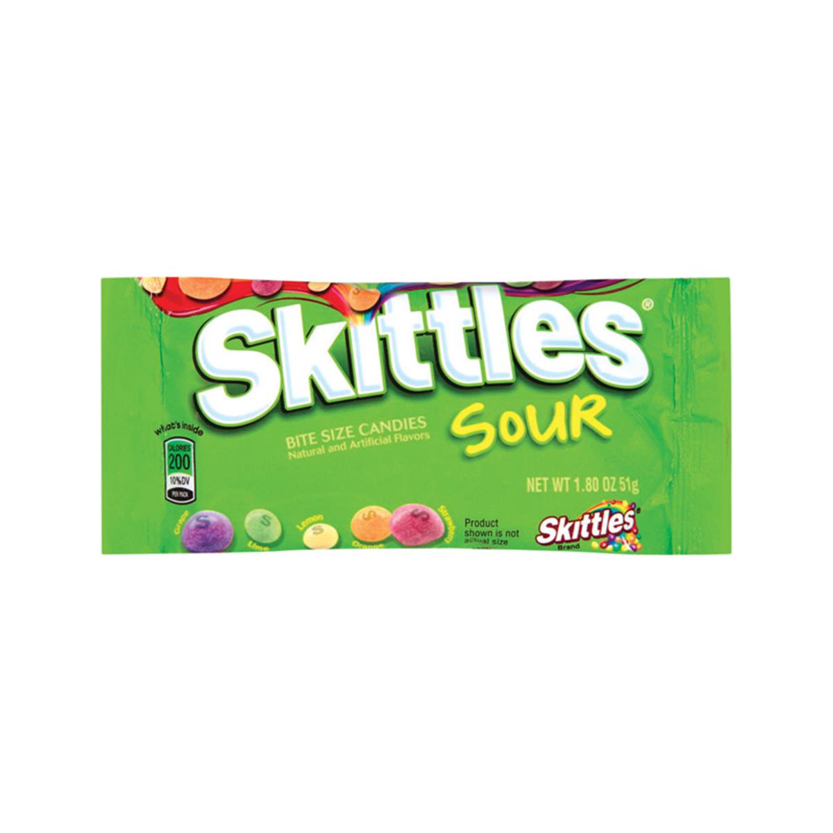 Picture of Liberty Distribution 100668 1.8 oz Skittles Sours Candy- pack of 24