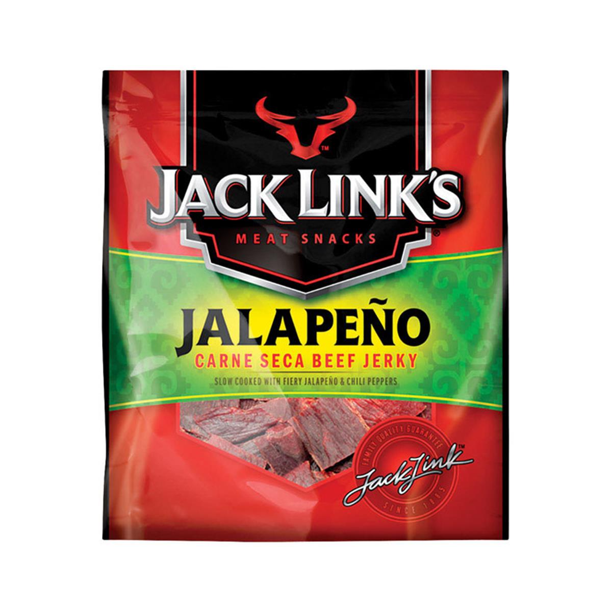 Picture of Jack Links Snack Foods 10000008445 2.85 oz Jerky Beef Jalapeno