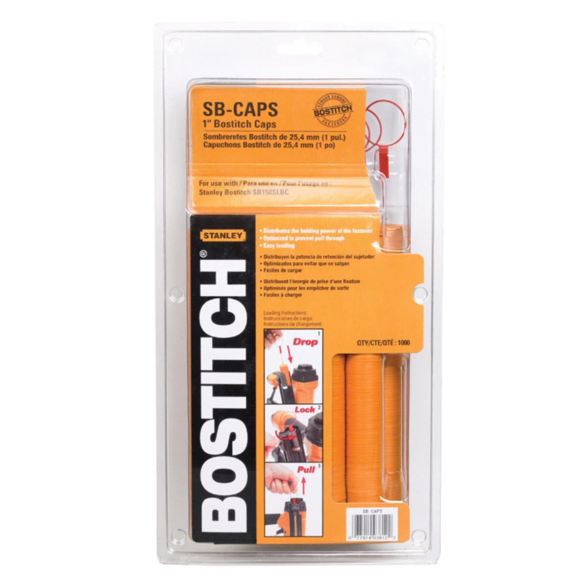 Bostitch Stapler & Nailer Caps 1000 Pieces - SB-CAPS
