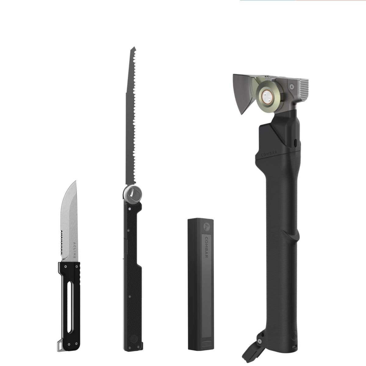 FG-024 Combar Pro Foldaxe Serrated knife