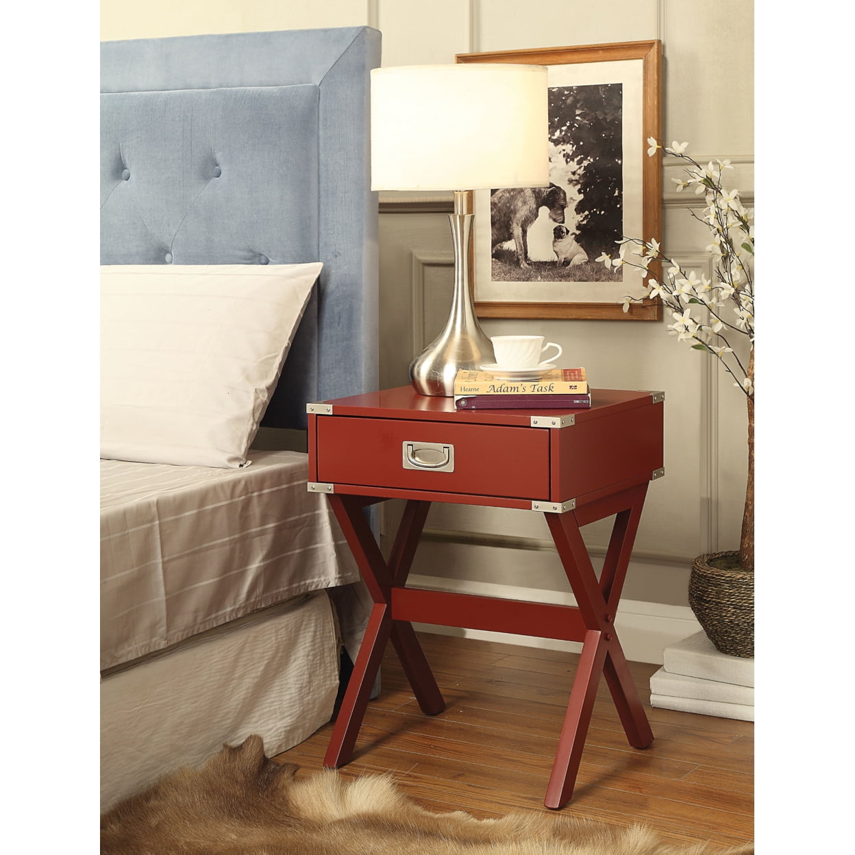 Picture of ACME 82820 Babs End Table, Red