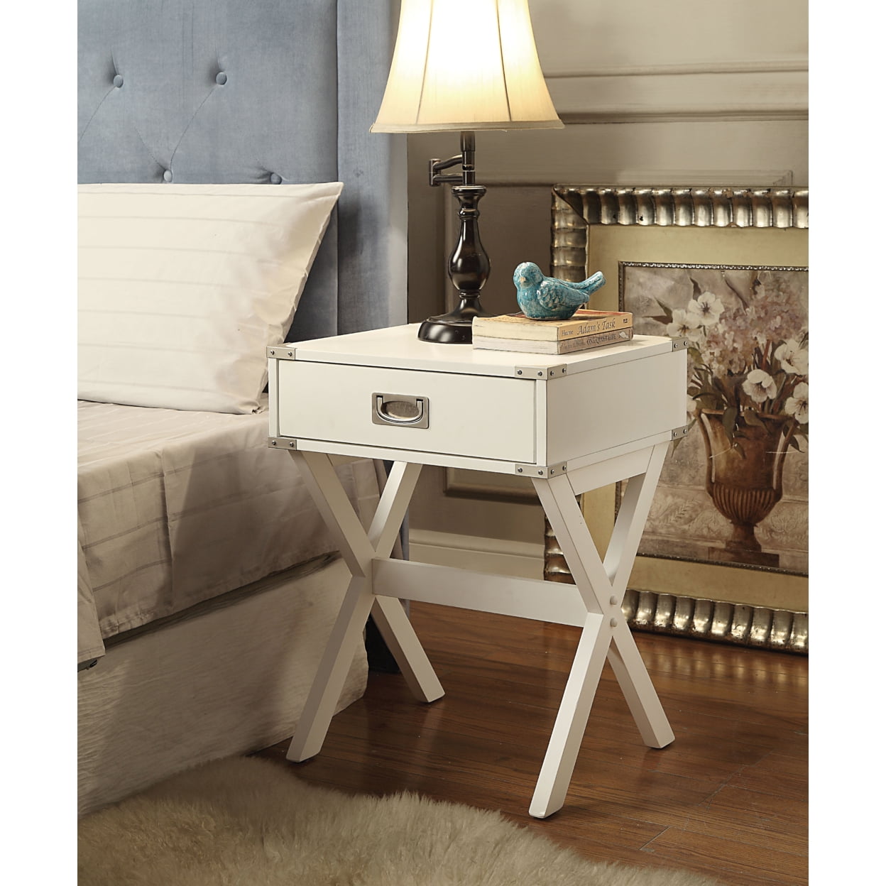 Picture of ACME 82824 Babs End Table, White