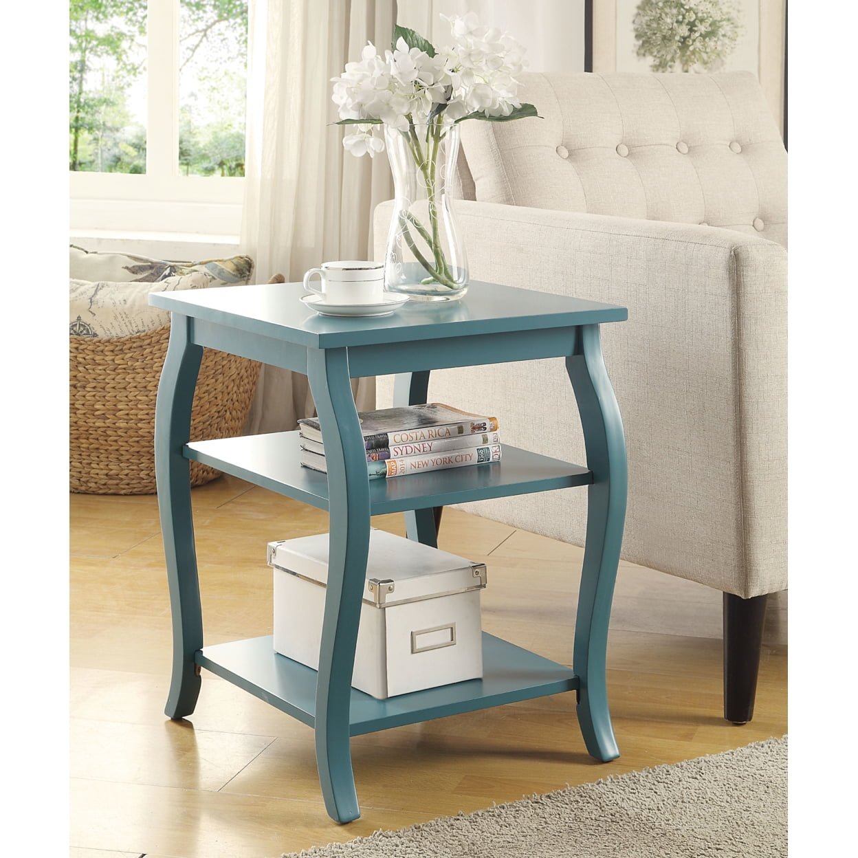 Picture of ACME 82832 Becci End Table, Teal