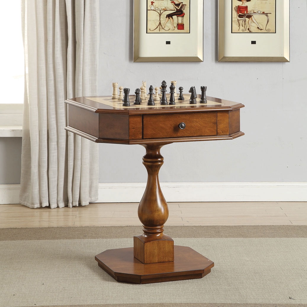 Picture of ACME 82844 Bishop Game Table, Cherry