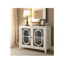 Picture of ACME 97384 Ceara Cabinet&#44; White