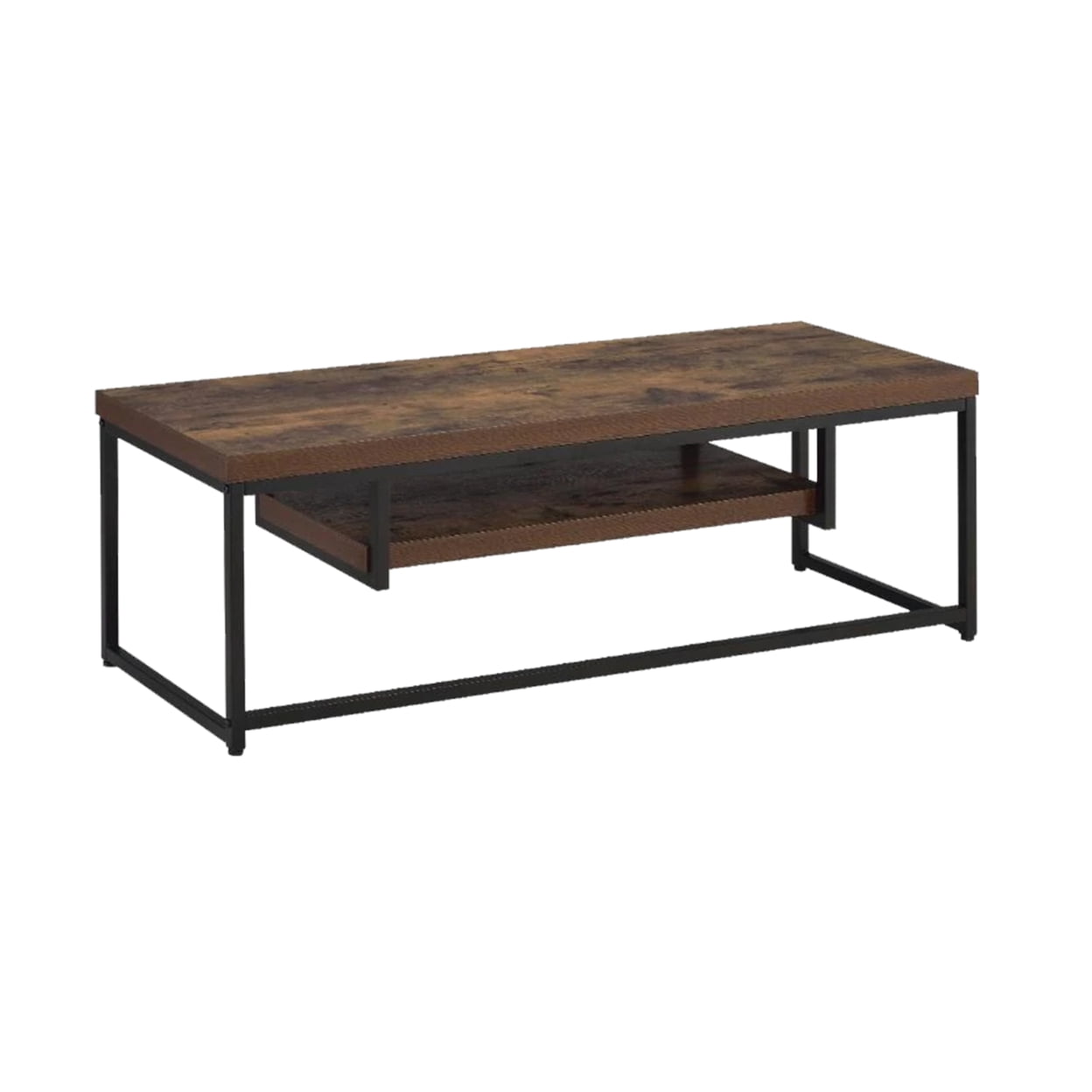 Picture of ACME 91780 Bob TV Stand&#44; Weathered Oak & Black - 30 lbs