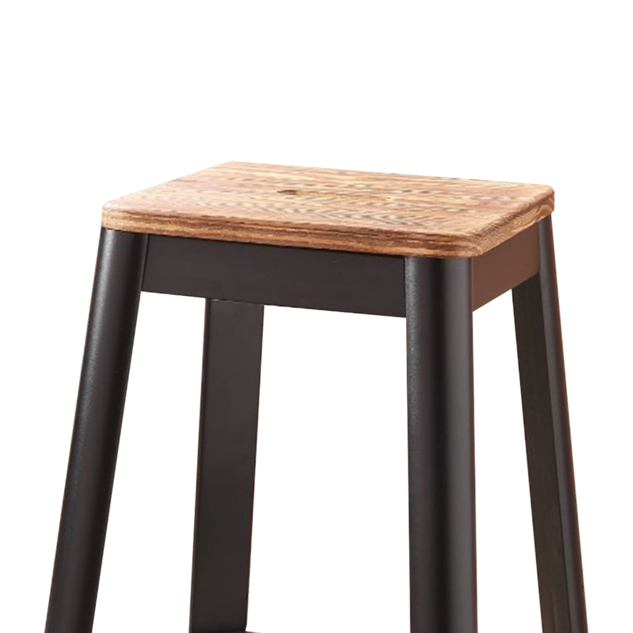 Picture of ACME 72332 Jacotte Bar Stool, Natural & Black