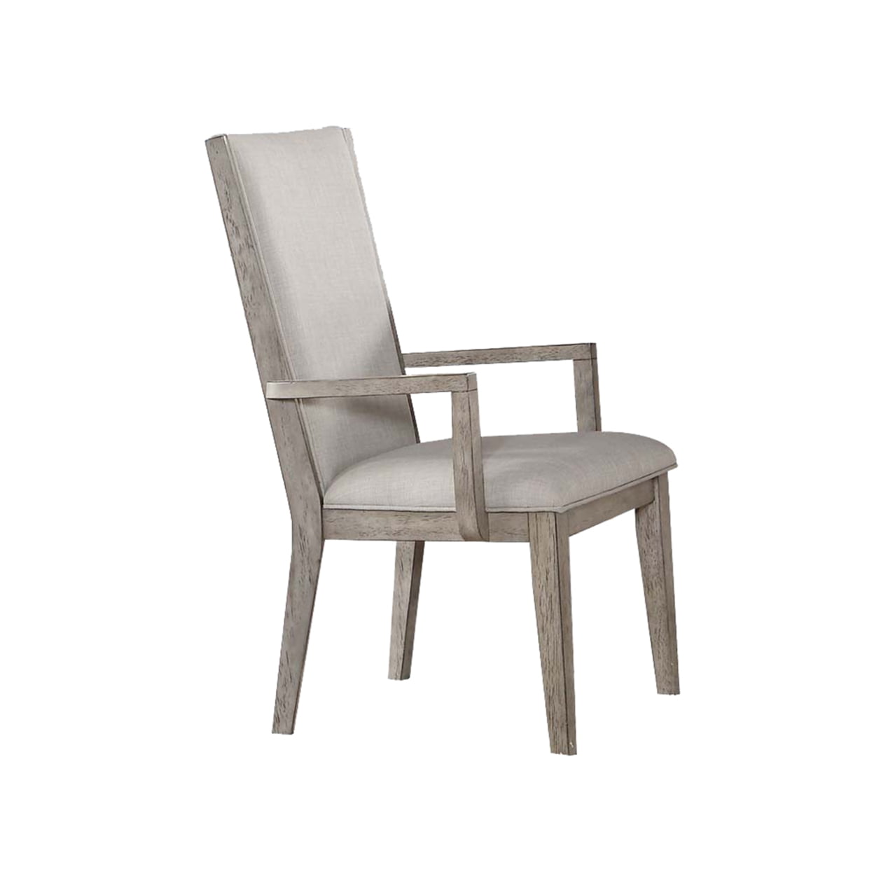 Picture of ACME 72863 41 in. Rocky Arm Chair&#44; Fabric & Gray Oak - Set of 2