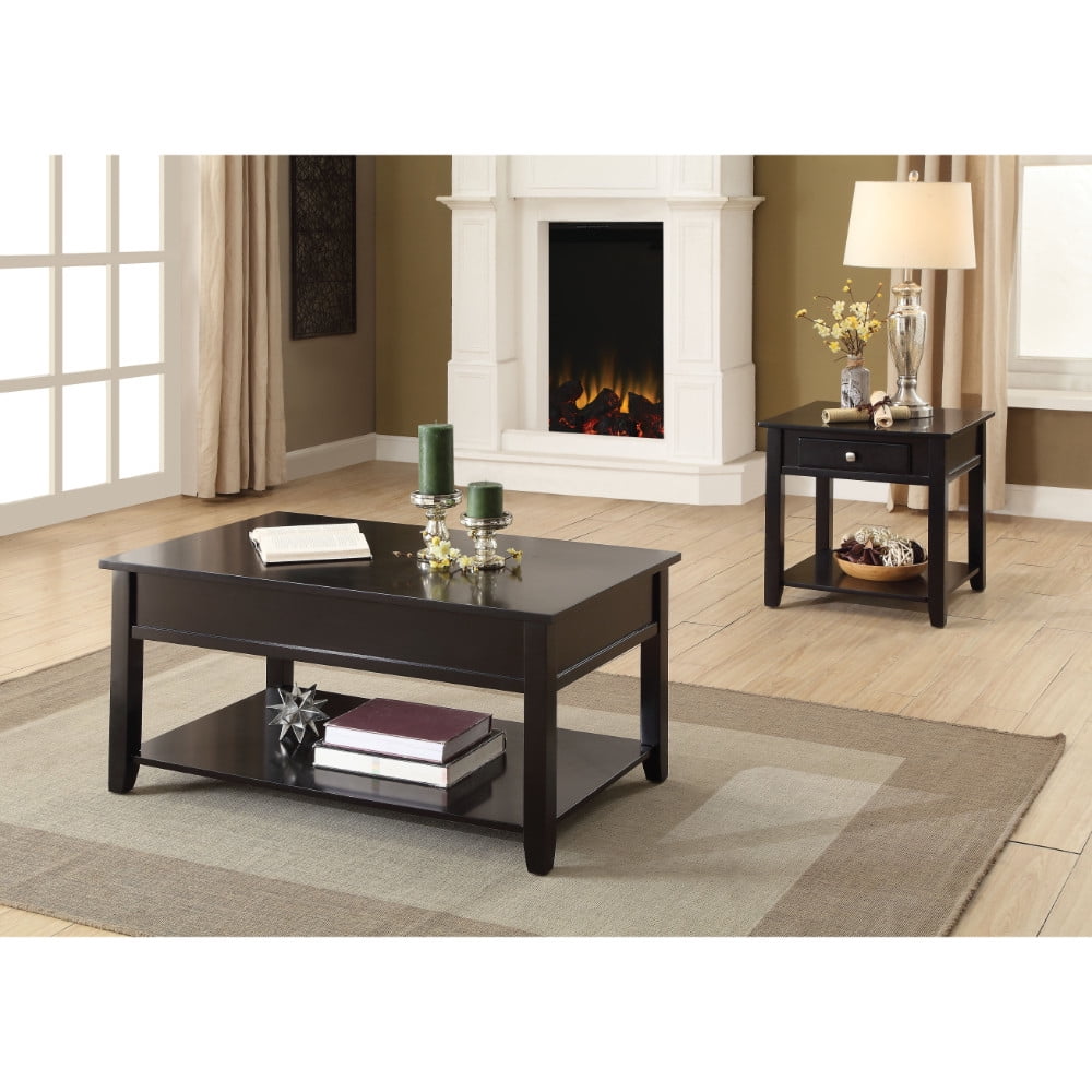 Picture of ACME 82950 Malachi Coffee Table with Lift Top&#44; Black - 19 x 40 x 24 in.