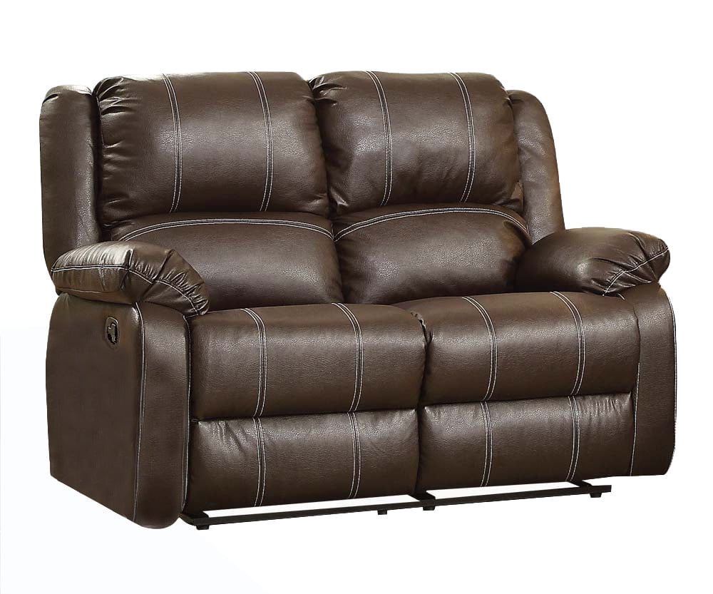 Picture of ACME 52281 Zuriel Motion Loveseat&#44; Brown PU - 40 x 60 x 39 in.
